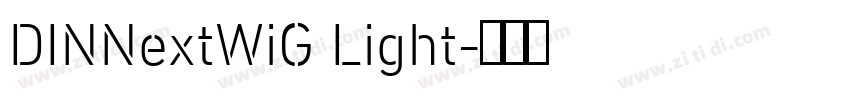 DINNextWiG Light字体转换
